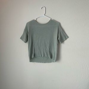 Blue short sleeve american eagle top